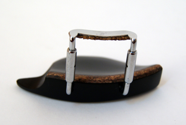 VC11Eu-1/4 Подбородник для скрипки, модель Dresden, форма крепления - U, черное дерево, WBO