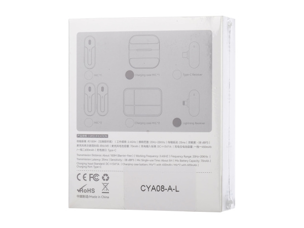CYA08-A-L Микрофон беспроводной, Lightning, Simple Fly