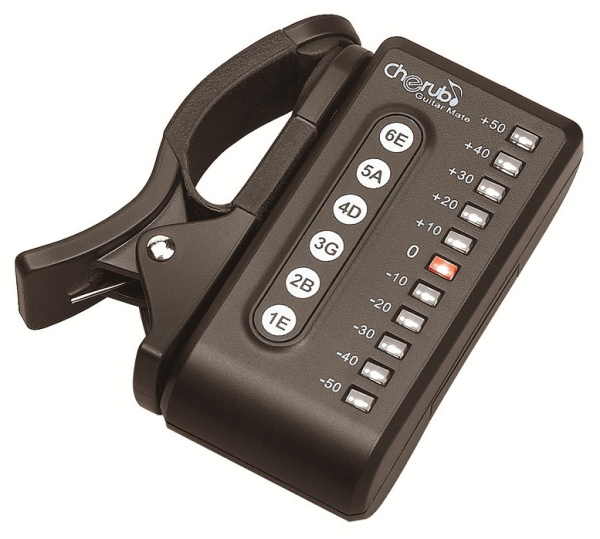 WST-550G  Цифровой тюнер для акустических и электро-гитар на прищепке Cherub 