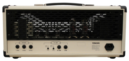HAMMER-HEAD-IVORY Усилитель гитарный ламповый, 50Вт, молочно-белый, Yerasov