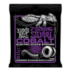P02729 Комплект струн для 7-струнной электрогитары Cobalt Power Slinky, 11-58, Ernie Ball