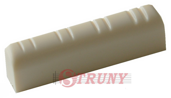 A031A Порожек верхний для мандолины, 34х6х9-8,5мм, Alice