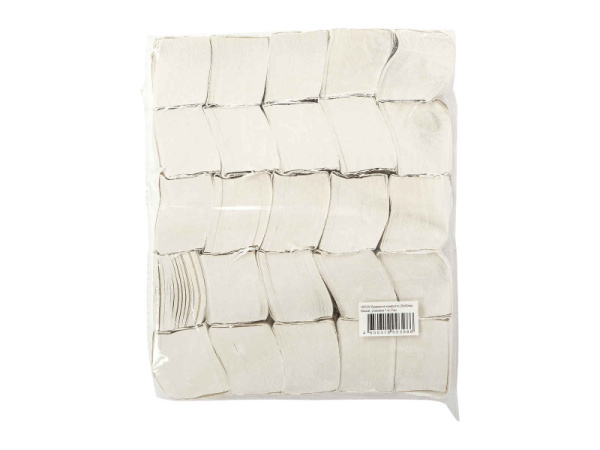 OPCW Бумажное конфетти 20х50мм, белый, упаковка 1 кг, Foix