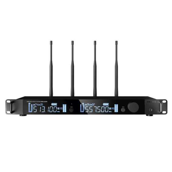 (LUT) OWS-U2200HD01L01-B-PRO Двухканальная радиосистема, ручной, головной, петличный микрофон, Октава