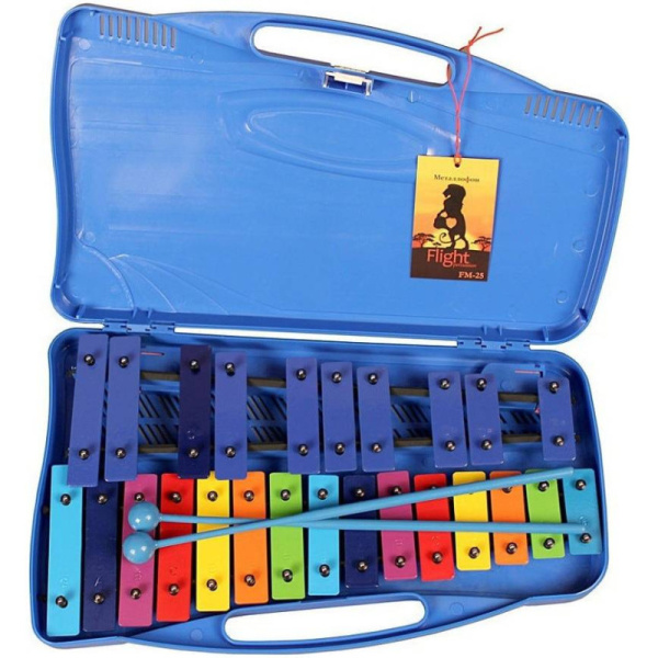 FM-25 Металлофон Состав: металл, дерево, пластик, FLIGHT 