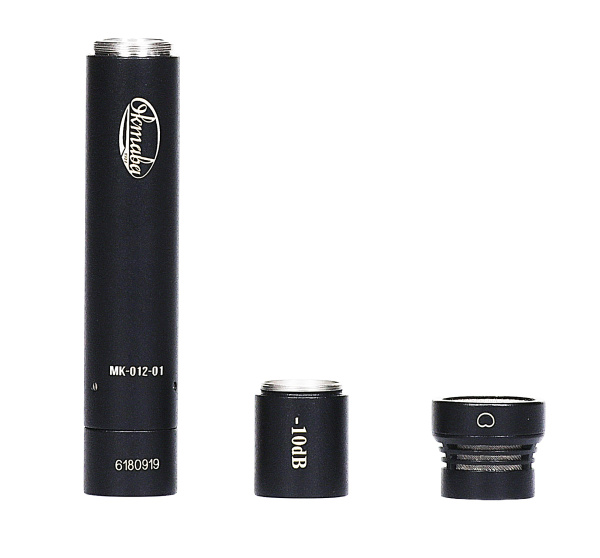 МК-012-01-Ч Компактный микрофон студийный конденсаторный, черный, Октава