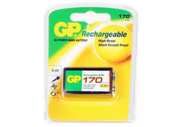 GP NIMH 170 6F22(крона) Аккумуляторные 