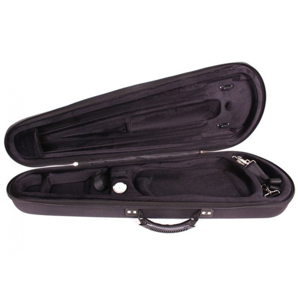 VC-EV150-6BK Футляр для скрипки размером 4/4, черный, Mirra