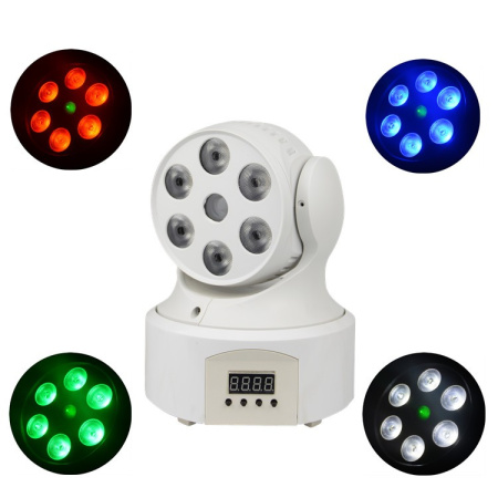 LM20G Моторизированная световая "мини-голова", RGBW+зеленый лазер, 6х8Вт (2 коробки), Big Dipper