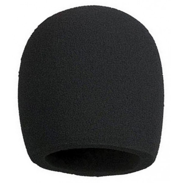 A58WS-BLK поролоновая ветрозащита для микрофонов SM58, PG58 (черная). SHURE