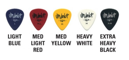 4790 Poly Медиаторы в ассортименте, 5 толщин, Dunlop