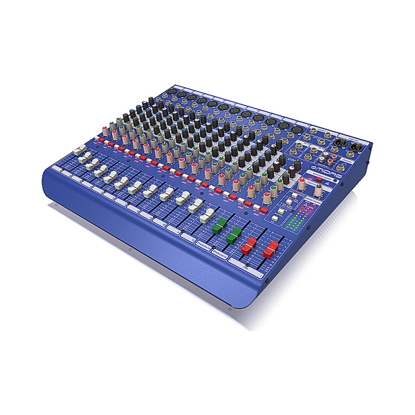 DM16 Аналоговый микшер, 16 каналов (2 стерео), 12 мик.преампов MIDAS, 12 инсертов, 2AUX, MIDAS