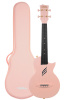 HH-2288 Carbon Fibre Укулеле концертный, с чехлом, розовый, углеволокно, Cascha