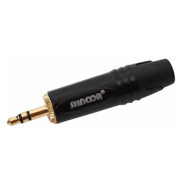 STP3-G-B Разъем phono jack 3.5 мм "папа", стерео. SHNOOR