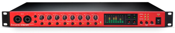 Clarett OctoPre 8-канальный микрофонный предусилитель, технология Air, 192кГц, ADAT, FOCUSRITE 