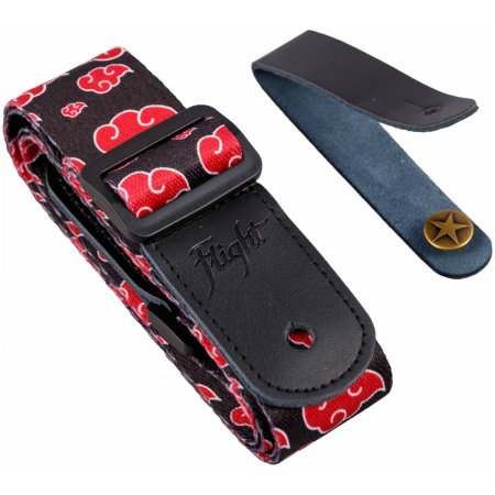 S35 AKATSUKI Ремень для укулеле, материал полипропилен, рисунок: облака AKATSUKI. FLIGHT