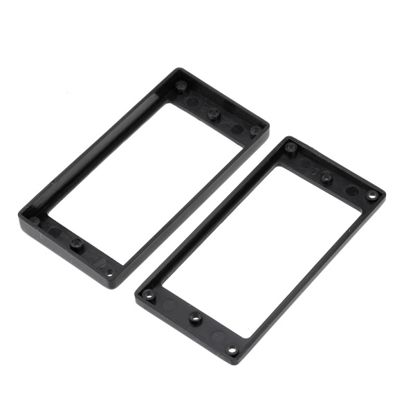 MX1588BK-MX1589BK Комплект рамок звукоснимателей (1+1), прямые, черные, Musiclily