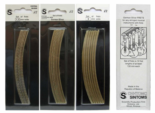 249119S Комплект ладов из нейзильбера, ширина 2.5мм, магазинная поставка, Sintoms (Синтомс)