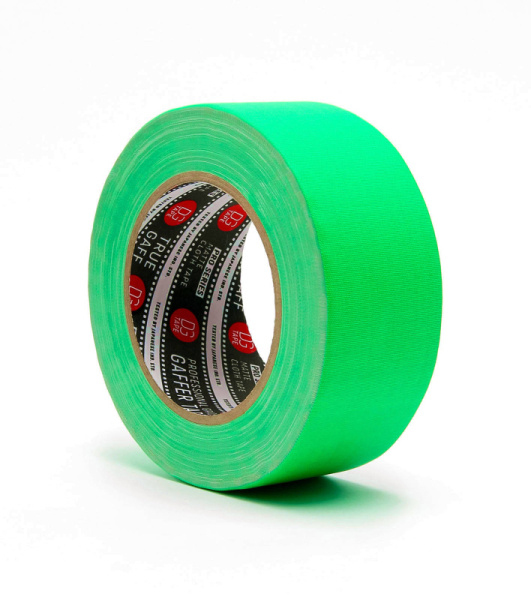 TRUEGAFF50/25FL-G Клейкая лента 120mesh @trueGAFF (професс. тейп) 50мм/25м, зеленый. DG Solutions