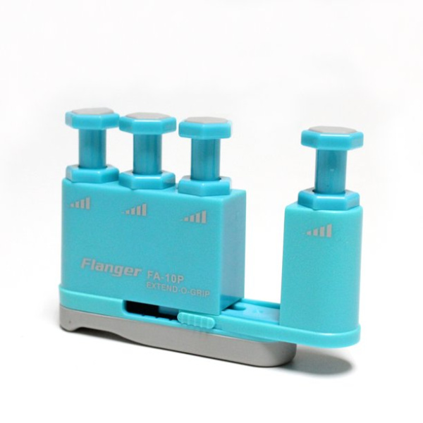 FA-10P-BE Extend-O-Grip Тренажер для пальцев, регулируемый, голубой, Flanger