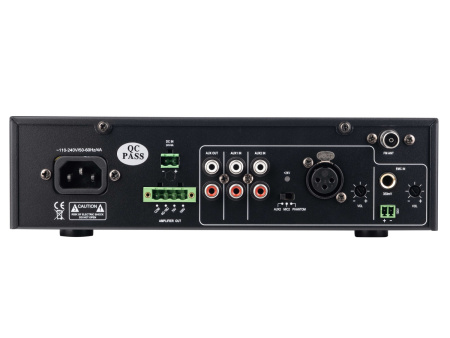 LAM120B Микшер усилитель мощности трансляционный, 120Вт, LAudio