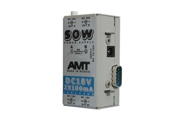 PSDC18-2 SOW PS-2 Модуль питания DC-18V 2x100mA, АМТ Electronics