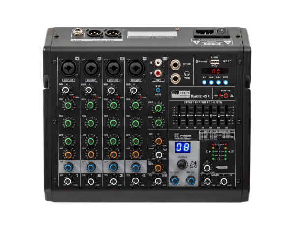 MiniStar 41FX Компактный микшерный пульт. Echo Acoustic