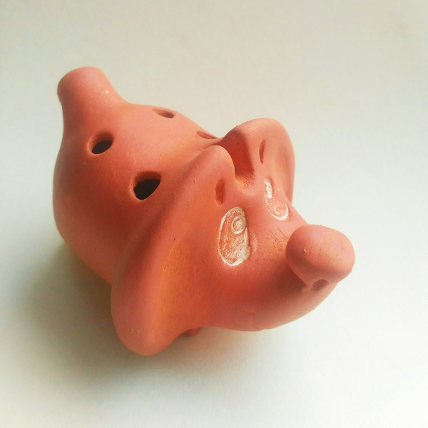 MN-OMS-10 Окарина малая сувенирная Собачка, Мастерская Никифорова