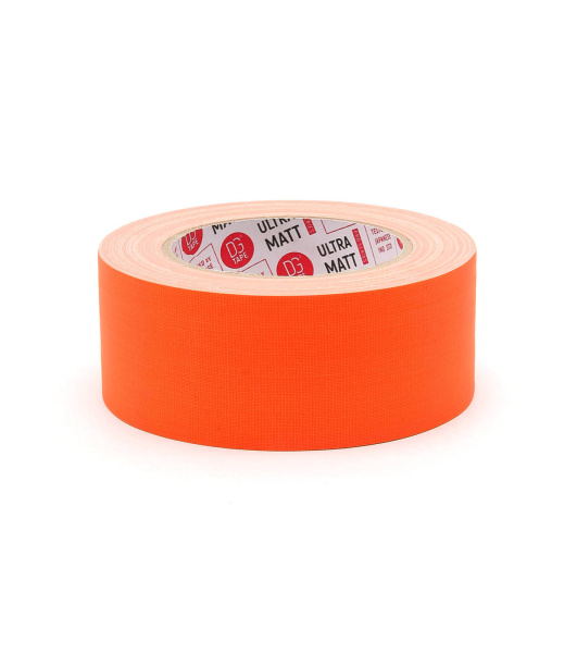 UMF50/25O Клейкая лента Gaffer Tape@ultraMATT (профес.тейп)50мм/25м, оранжевый, светящ. DG Solutions