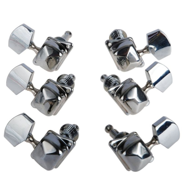 AL-015P Комплект 3+3 колковой механики, хром, Alice