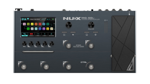 (LUT) MG-50LI-DB Процессор эффектов, портативный, темно-синий, Nux