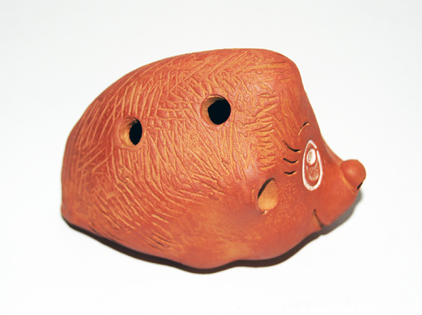 MN-OMS-1 Окарина малая сувенирная Еж, Мастерская Никифорова