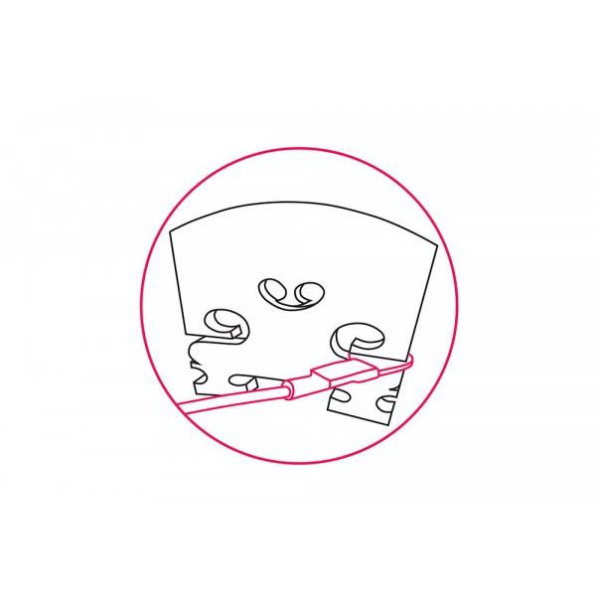 VV-2 звукосниматель для скрипки / альта, пассивный с регулировкой громк., разъем 1/4" джек. KNA