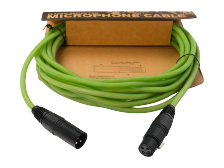 PW-CPMIC-20GL Classic Series Pro Микрофонный кабель, 6м, светло-зелёный, D'Addario