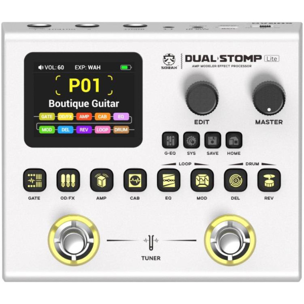 JME-02 Dual Stomp Lite гитарный процессор, SORAN