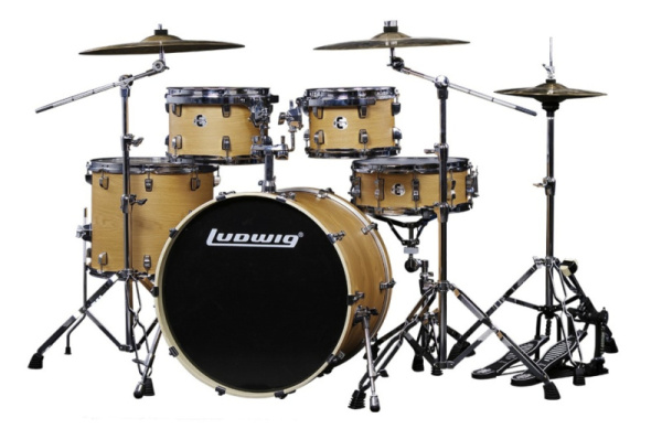 LEC522031 Element Evolution Барабанная установка, цвет древесины (2 коробки), Ludwig