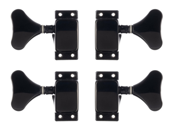 JB-120C-2+2-BK Колки для бас-гитары 2+2, черные, Paxphil