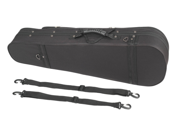 VC-G300-BKR-4/4 Футляр для скрипки размером 4/4, черный/красный, Mirra