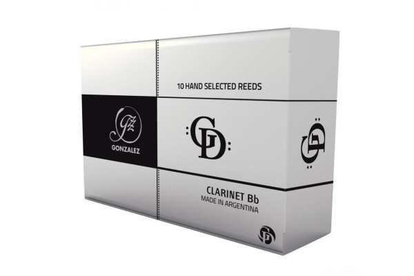 (TDN) Gonzalez Reeds Bb-Clarinet GD Filed Cut 2 1/4 трости для кларнета Bb GD 10 шт.