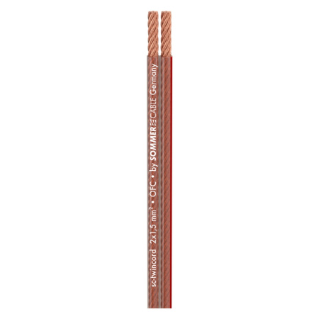 400-0150 SC-Twincord Кабель акустический плоский, 1м, Sommer Cable
