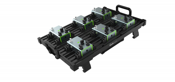 GPB-03B Педалборд на 8-12 педалей с чехлом, размер L, Guitto