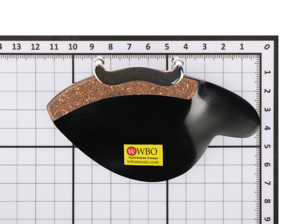 VC06Eu-4/4 Подбородник для скрипки, модель Stuber. Форма крепления - U. Материал - черное дер. WBO