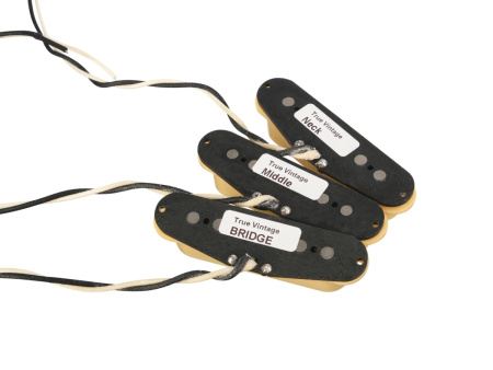 BGP401SBE True Vintage Stratocaster Комплект магнитных звукоснимателей, бежевый, Bagdasar guitars