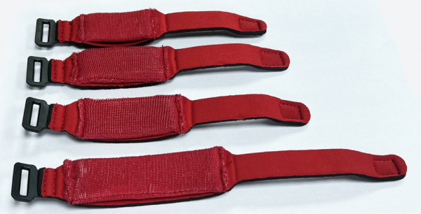 MD-L-R Демпфер гитарный, большой, черный/красный, Мозеръ