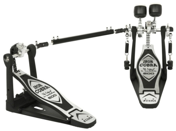 HP600DTW IRON COBRA 600 TWIN PEDAL Двойная педаль для барабана с цепью, TAMA