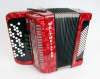 Romance603-III-72/60-RD Romance 603 Аккордеон кнопочный 60/72/III/5, футляром и ремнями, Weltmeister