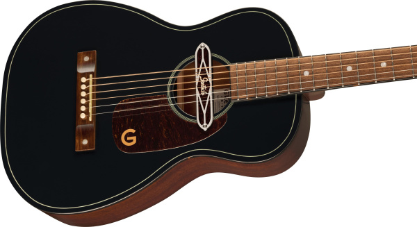 Jim Dandy Deltoluxe Parlor Black Top Электроакустическая гитара. Gretsch