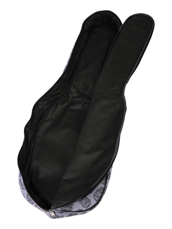 MZ-ChGC-1/2skull2 Чехол для классической гитары размером 1/2, ткань "череп2", MEZZO