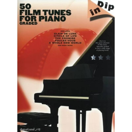 AM998547 - книга: 50 лучших саундтреков для фортепиано, 128 стр., язык - английский