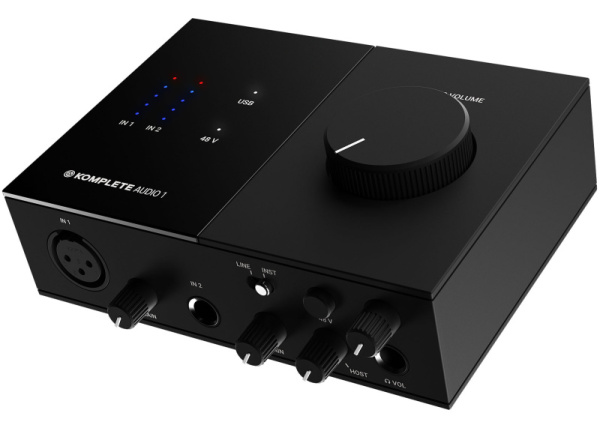 KOMPLETE AUDIO 1 Внешняя звуковая карта с USB. NATIVE INSTRUMENTS